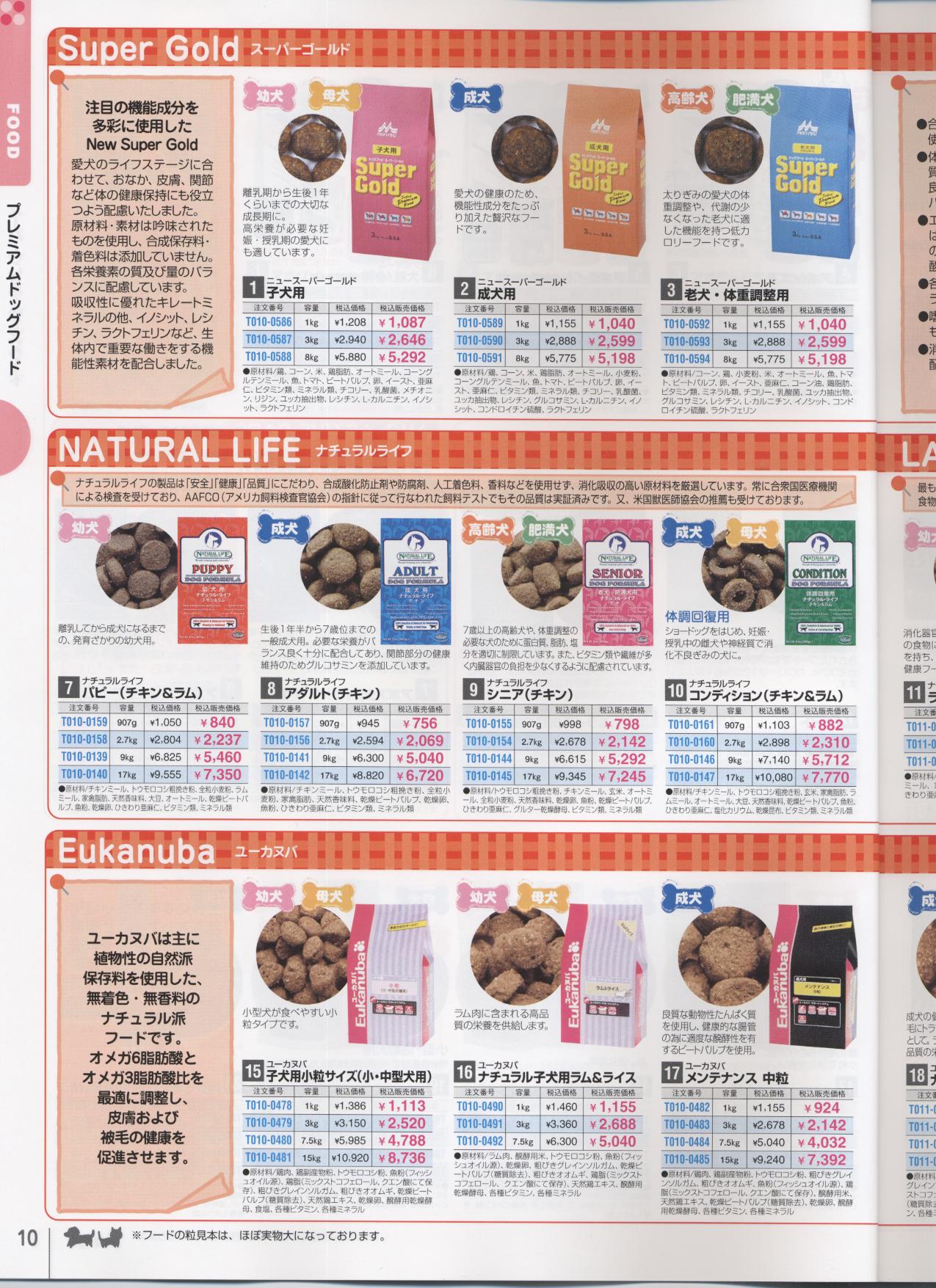 �v���~�A���h�b�O�t�[�h�m�ʔ̃N���u�n�y�b�g�p�i���ʐM�̔��J�^���O(���p�i���L�p�i)