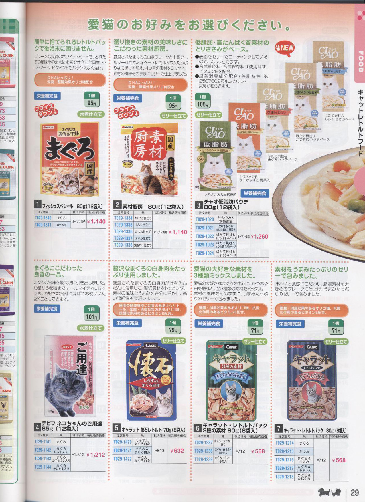 �L���b�g���g���g�t�[�h�m�ʔ̃N���u�n�y�b�g�p�i���ʐM�̔��J�^���O(���p�i���L�p�i)